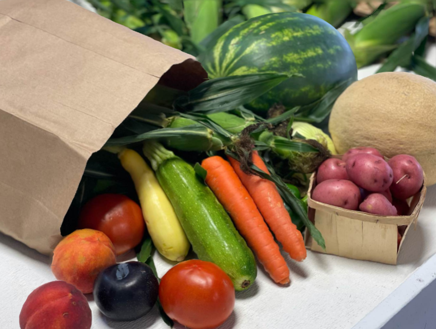 Fresh vegetables home grown from Keil's Produce and Greenhouse.